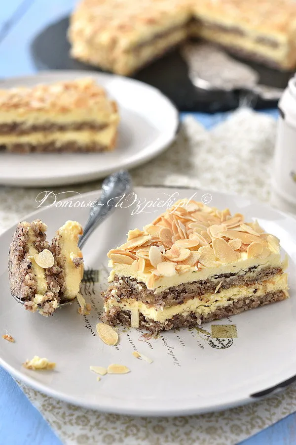 Szwedzki tort migdałowy Szwedzki tort migdałowy