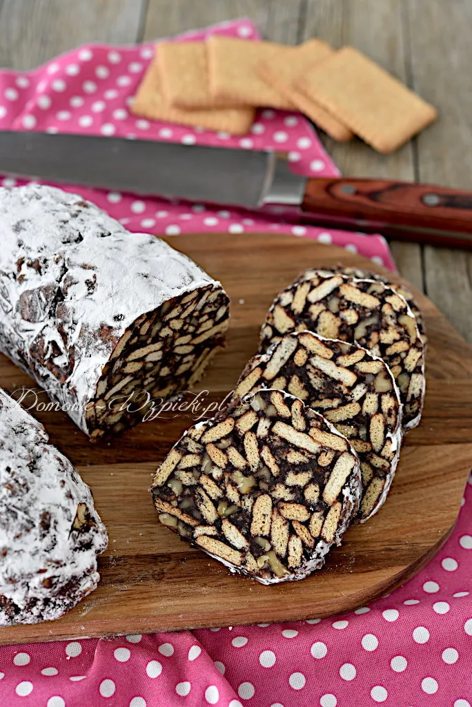 Czekoladowe salami Czekoladowe salami