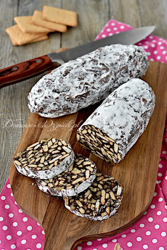 Czekoladowe salami Czekoladowe salami