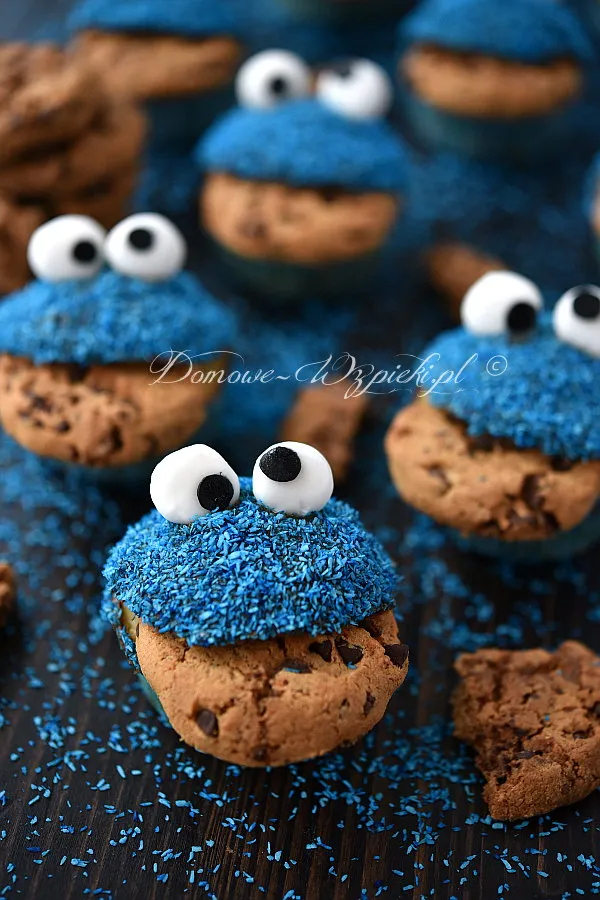 Muffinki ciasteczkowy potwór Muffinki ciasteczkowy potwór