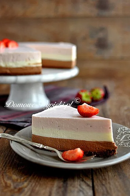 Neapolitański sernik na zimno Neapolitański sernik na zimno