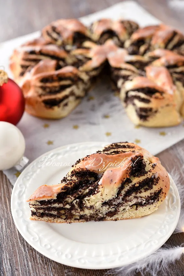 Drożdżowa gwiazda z makiem Drożdżowa gwiazda z makiem