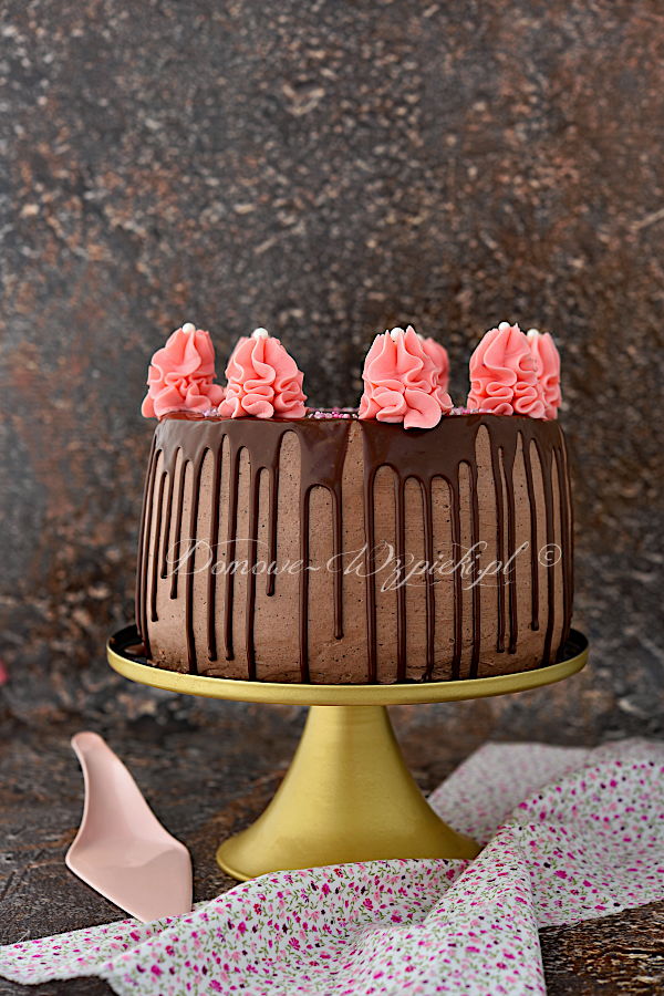 Tort Czekoladowy Z Kremem Malinowym Czekoladowym I Oreo Przepis