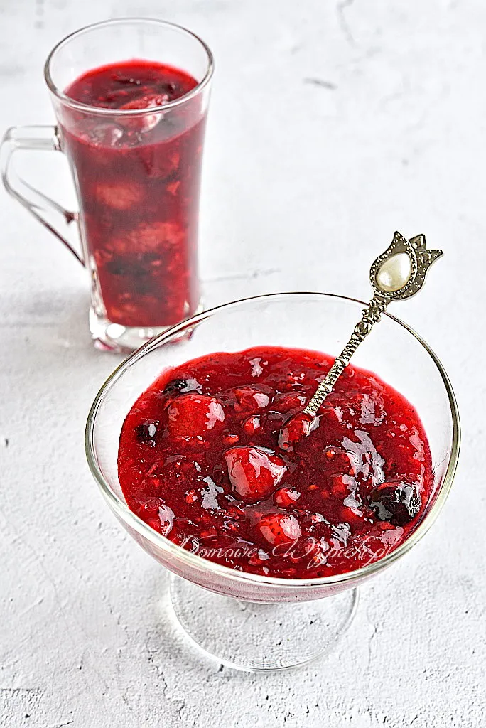 Domowy kisiel z owoców leśnych Domowy kisiel z owoców leśnych