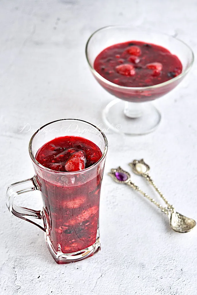 Domowy kisiel z owoców leśnych Domowy kisiel z owoców leśnych