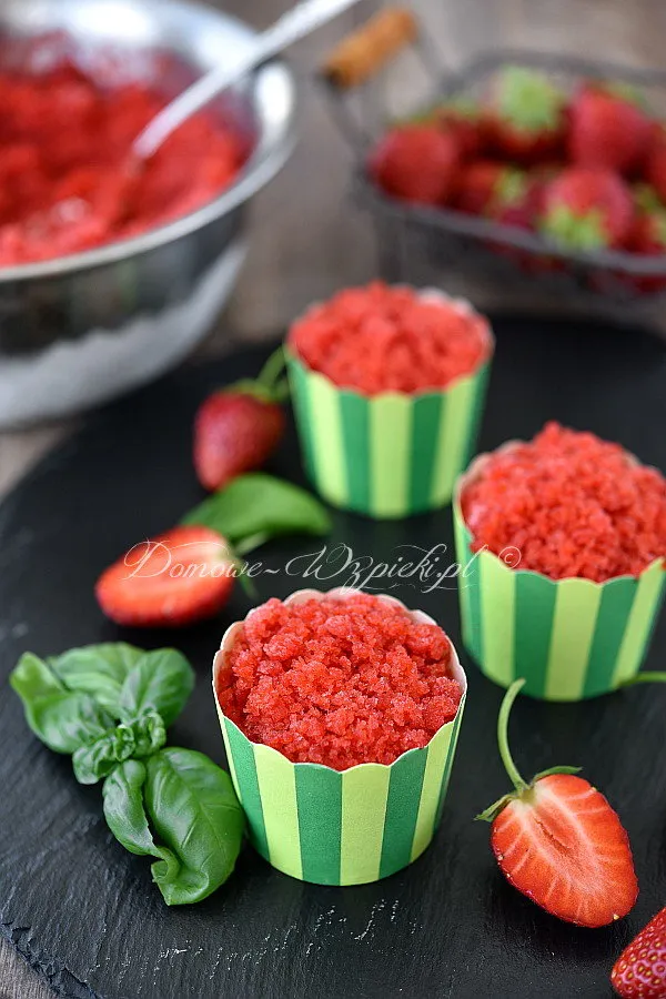 Granita truskawkowa Granita truskawkowa