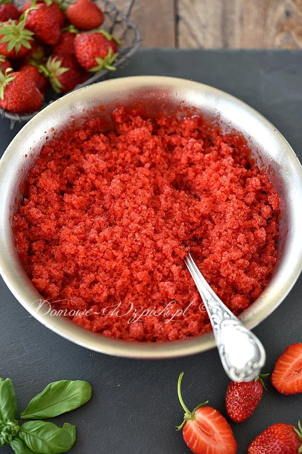 Granita truskawkowa Granita truskawkowa