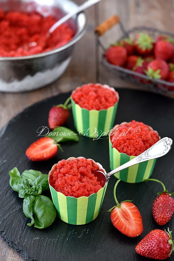 Granita truskawkowa Granita truskawkowa