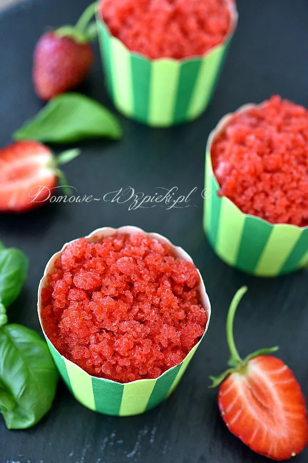 Granita truskawkowa Granita truskawkowa