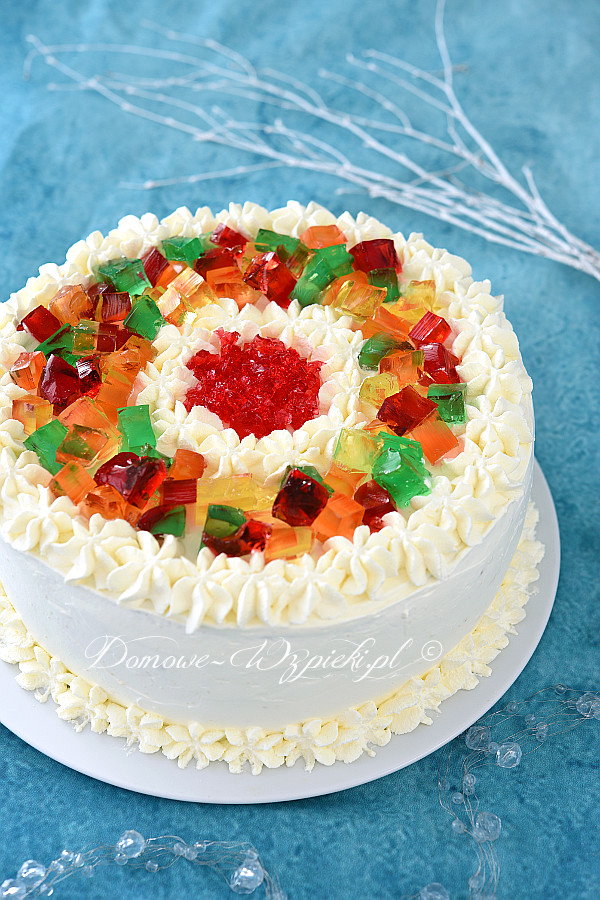 Tort Jogurtowo Smietankowy Z Galaretkami