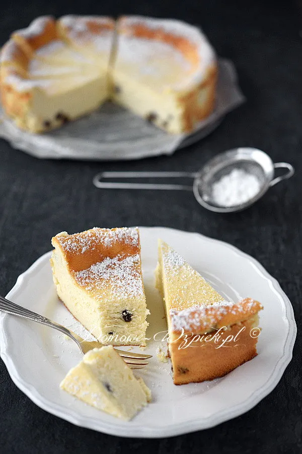 Puszysty sernik bez spodu Puszysty sernik bez spodu